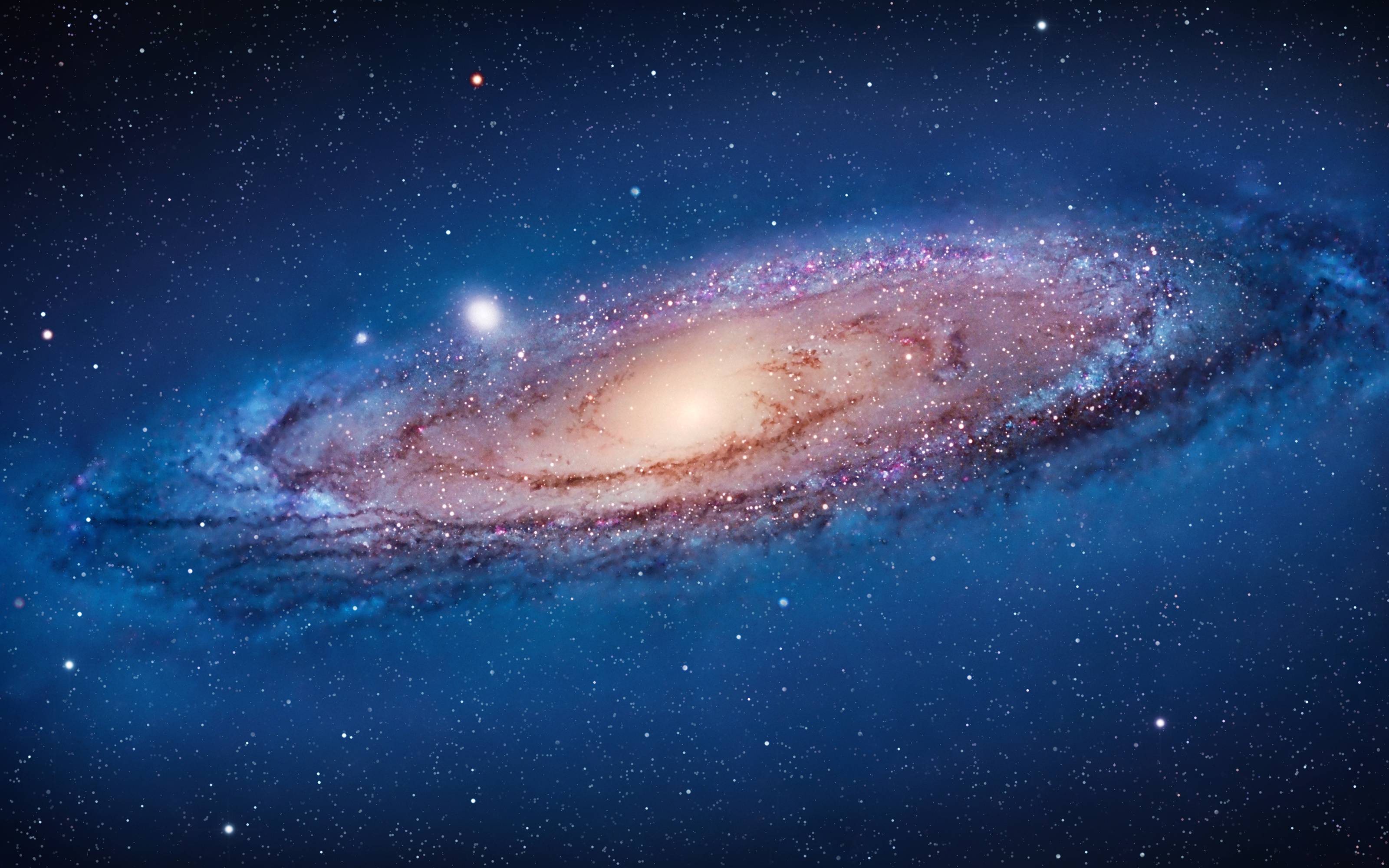 New Mac OS X Lion Galaxy of Andromeda Space Wallpaper from WWDC