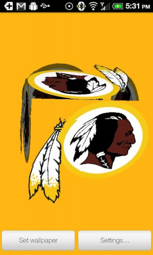 Redskins Wallpaper Logo Live