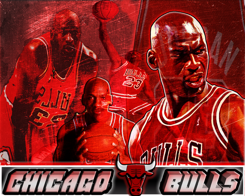 Wallpaper Chicago Bulls Michael Jordan By Brilostudios