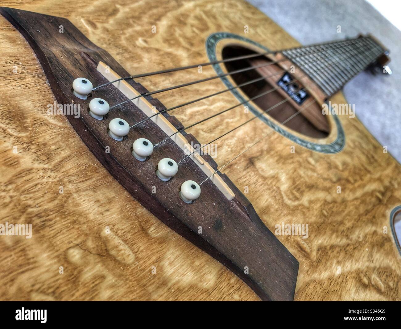 Ibanez Acoustic Guitar Stock Photo