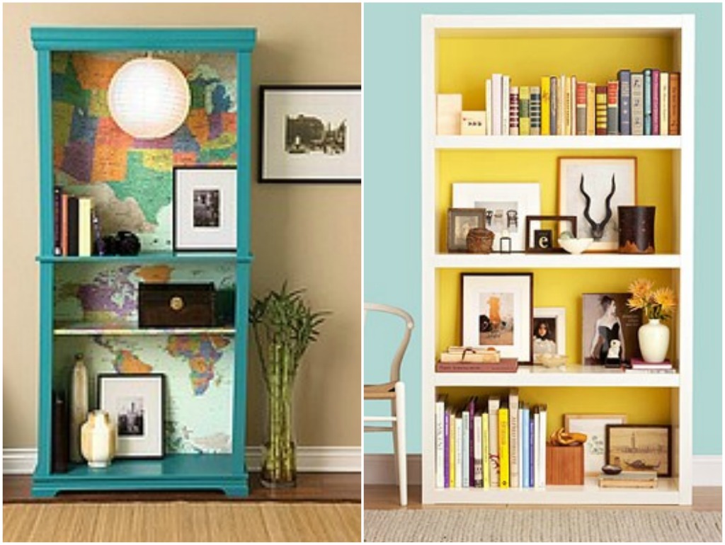 Wallpaper On Bookshelves Wallpapersafari, Bookcase Wallpaper Ideas
