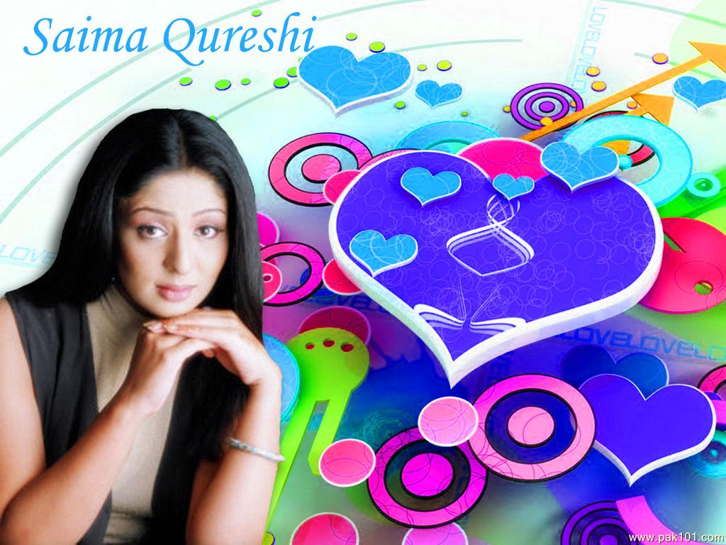Celebrities Actresses Saima Qureshi Wallpaper