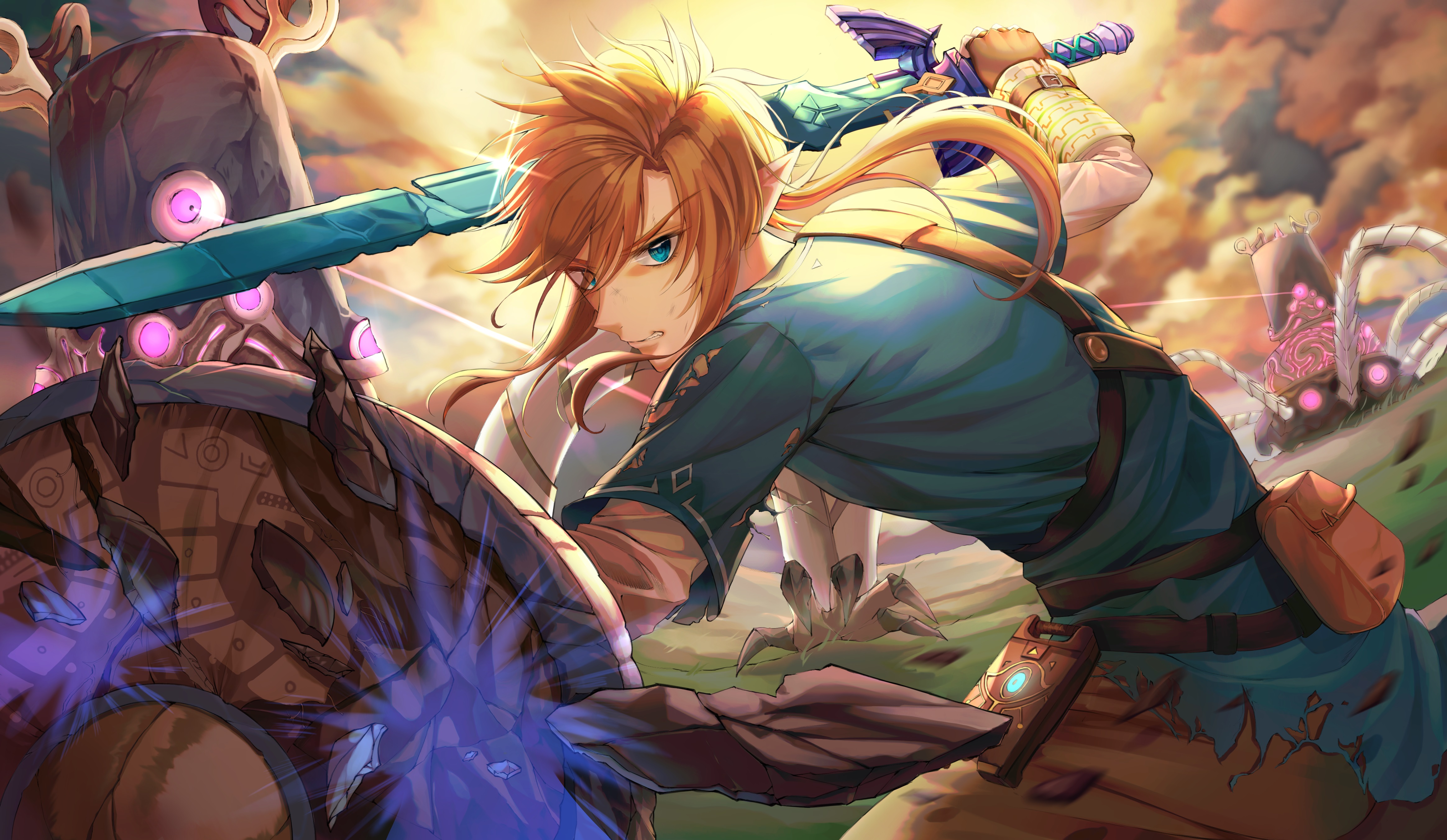The Legend Of Zelda Breath Wild 4k 5k Wallpaper HD Games Image