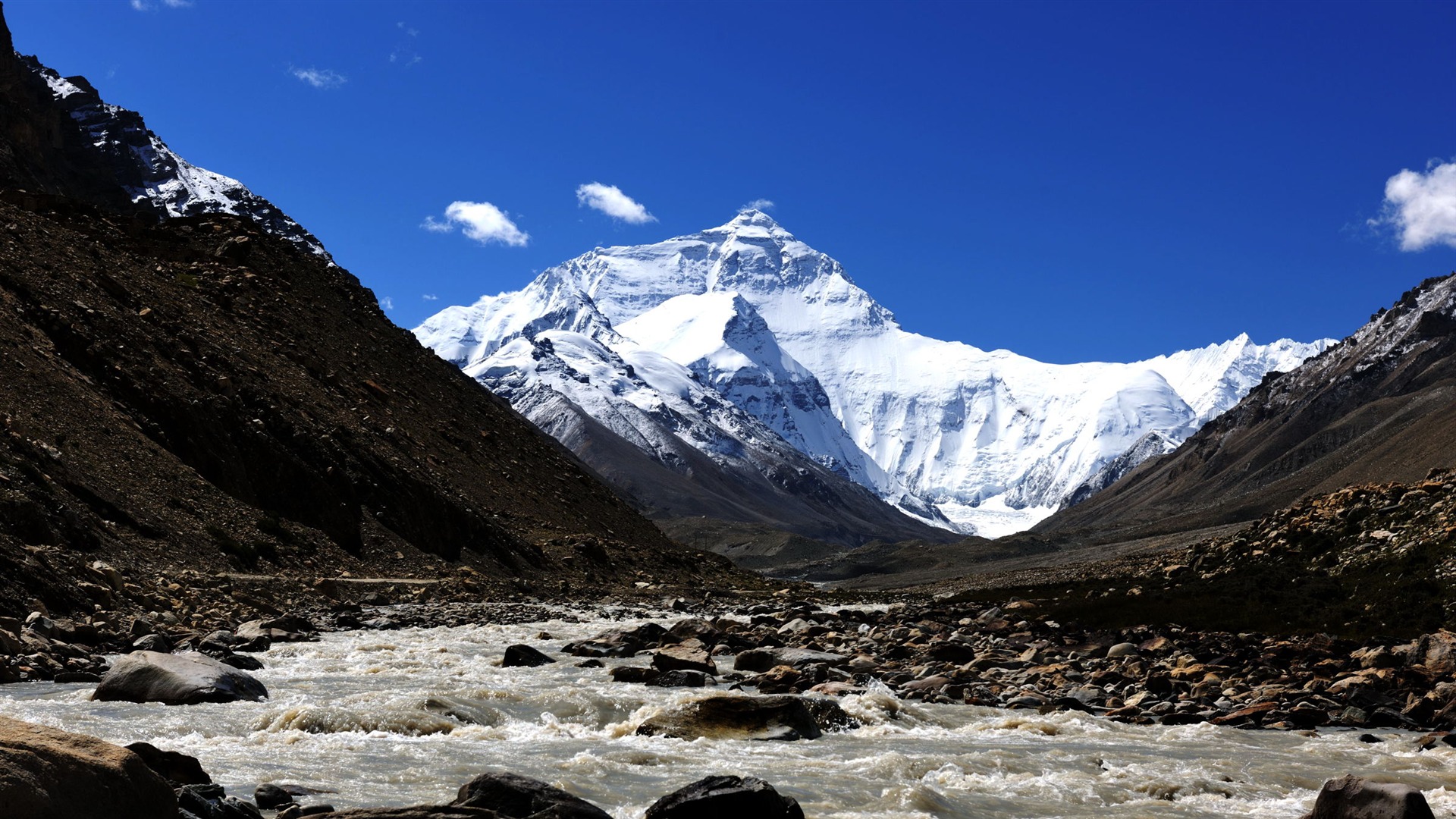 Tibet Everest Natural Scenery Wallpaper Full HD Desktop