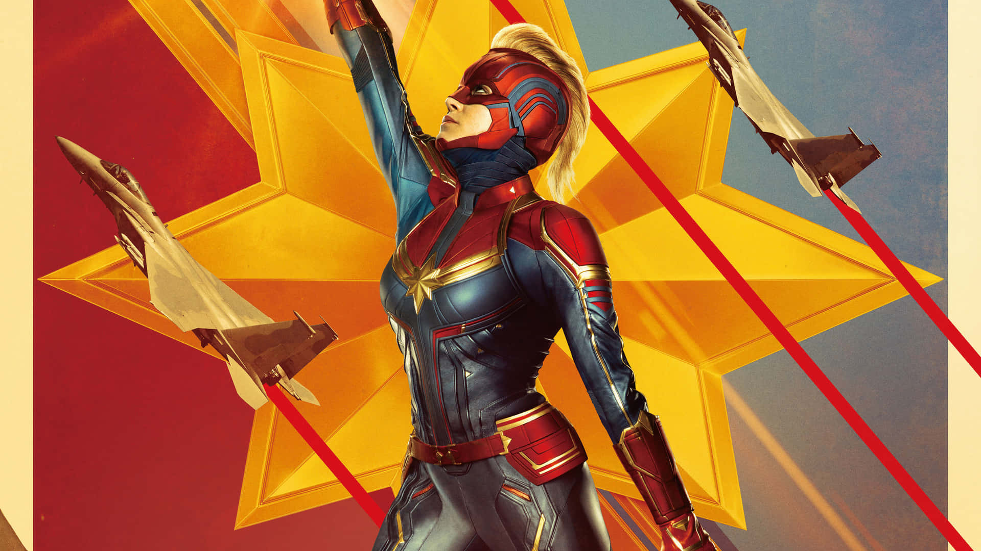 Get Ready To Save The World With Captain Marvel iPad Wallpaper