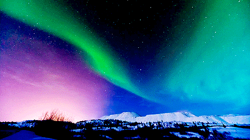 Gif Beauty Northern Lights Nature Aurora Borealis Shut Up And Sing It