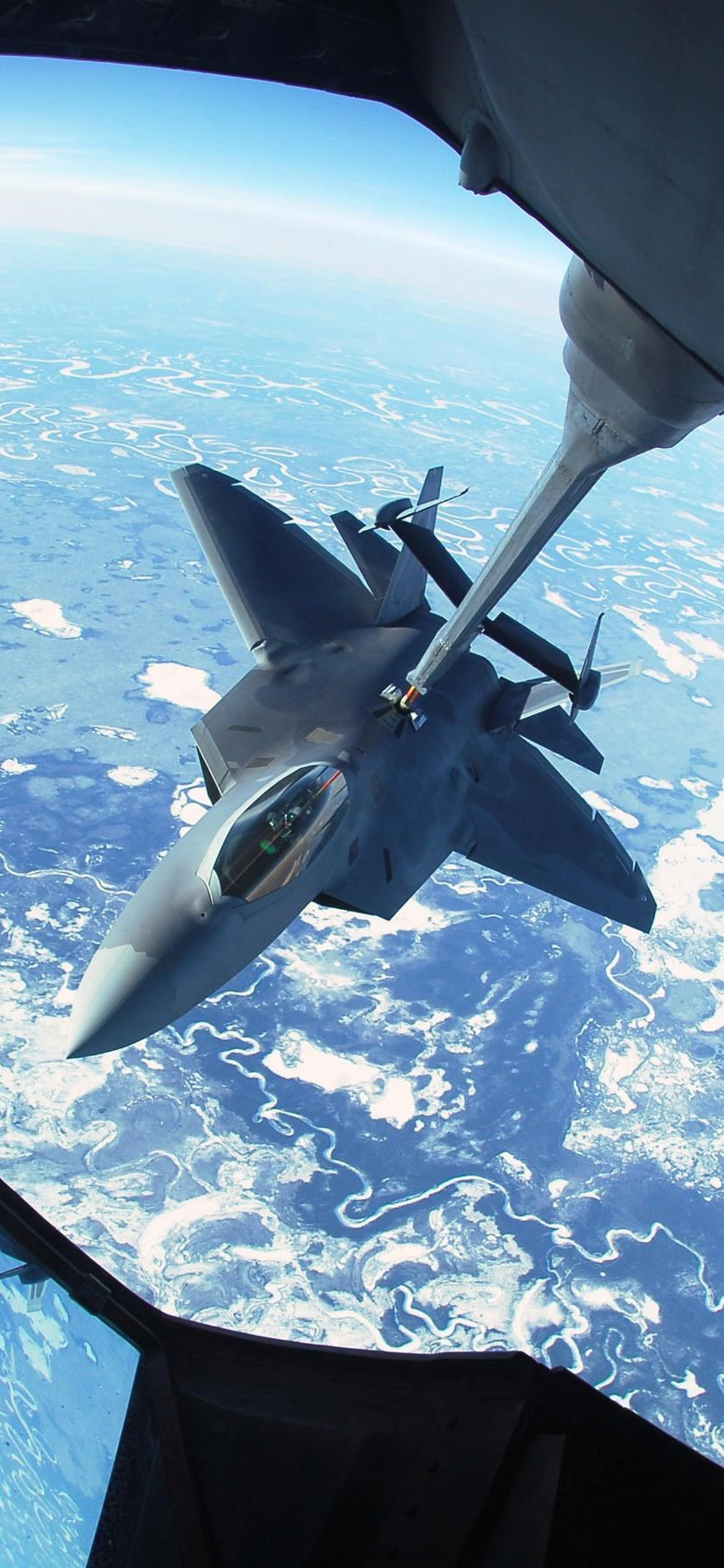 Lockheed Martin F Raptor iPhone Xs X HD Wallpaper