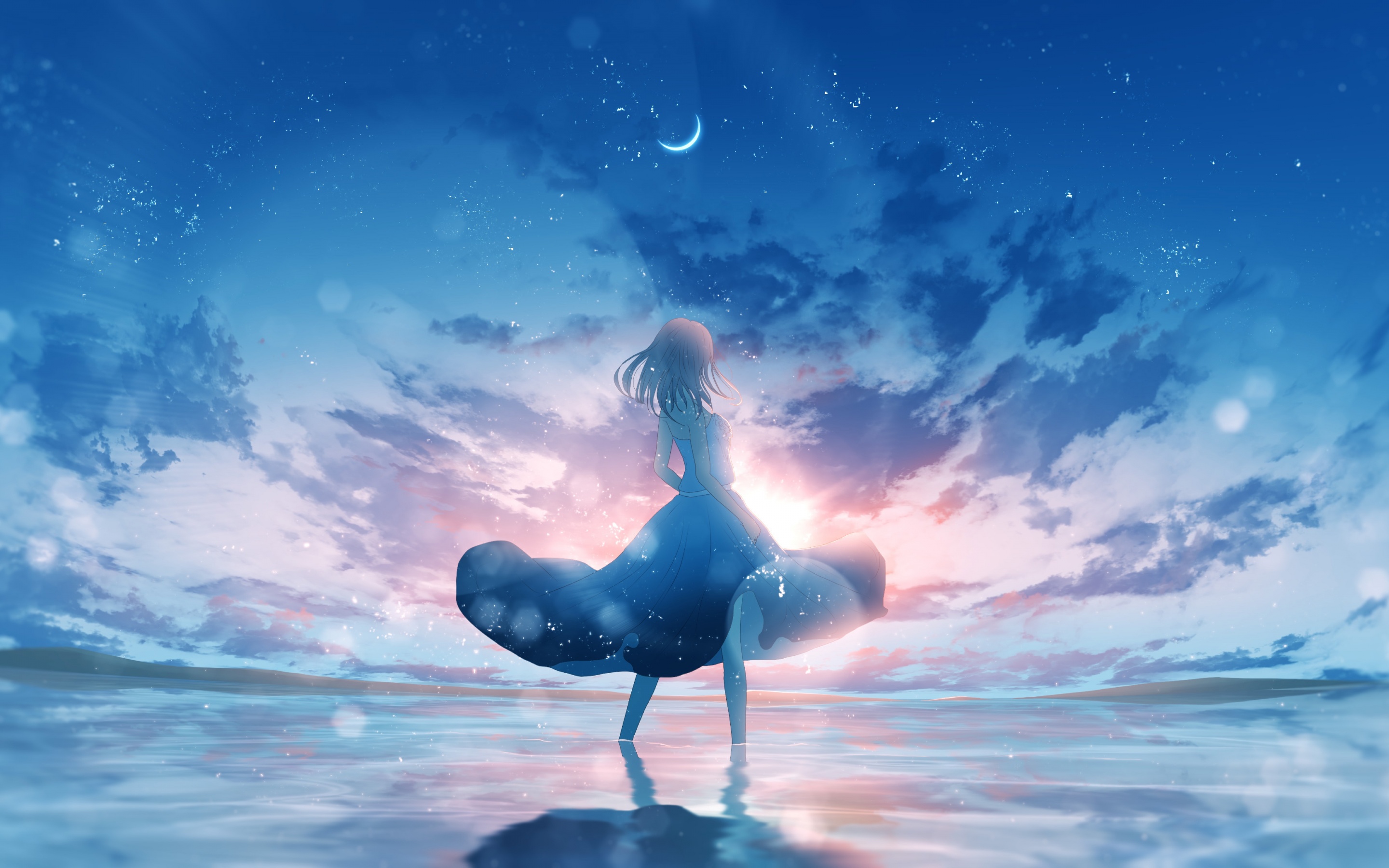 Anime Girl Wallpaper 4k Aesthetic Dream Happy