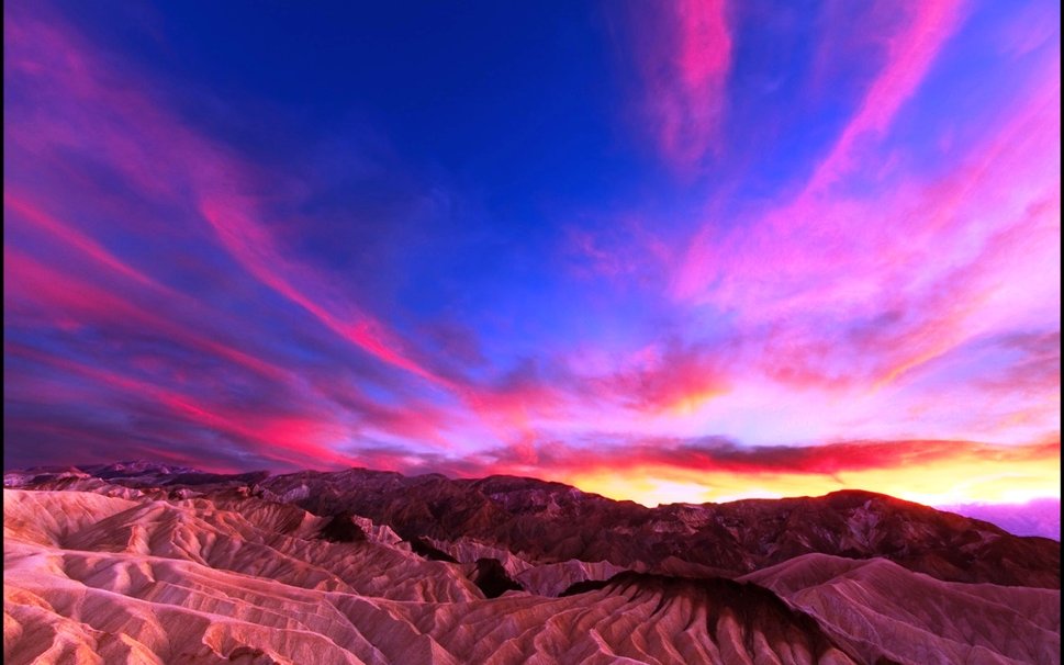 Death Valley Sunset Wallpaper