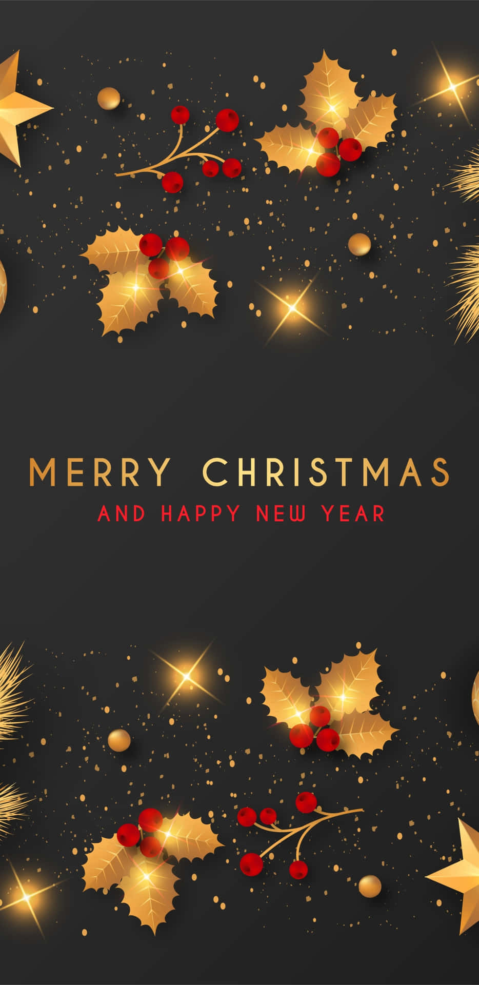 Wish You A Happy New Year Using Your Phone Wallpaper