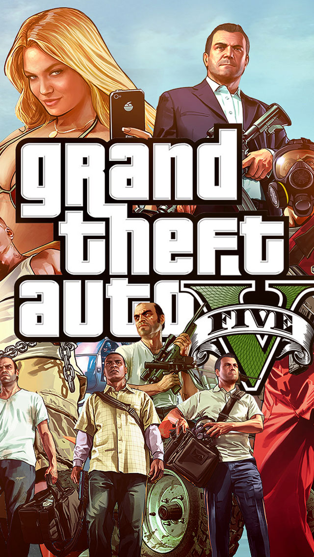Grand Theft Auto iPhone Wallpaper HD