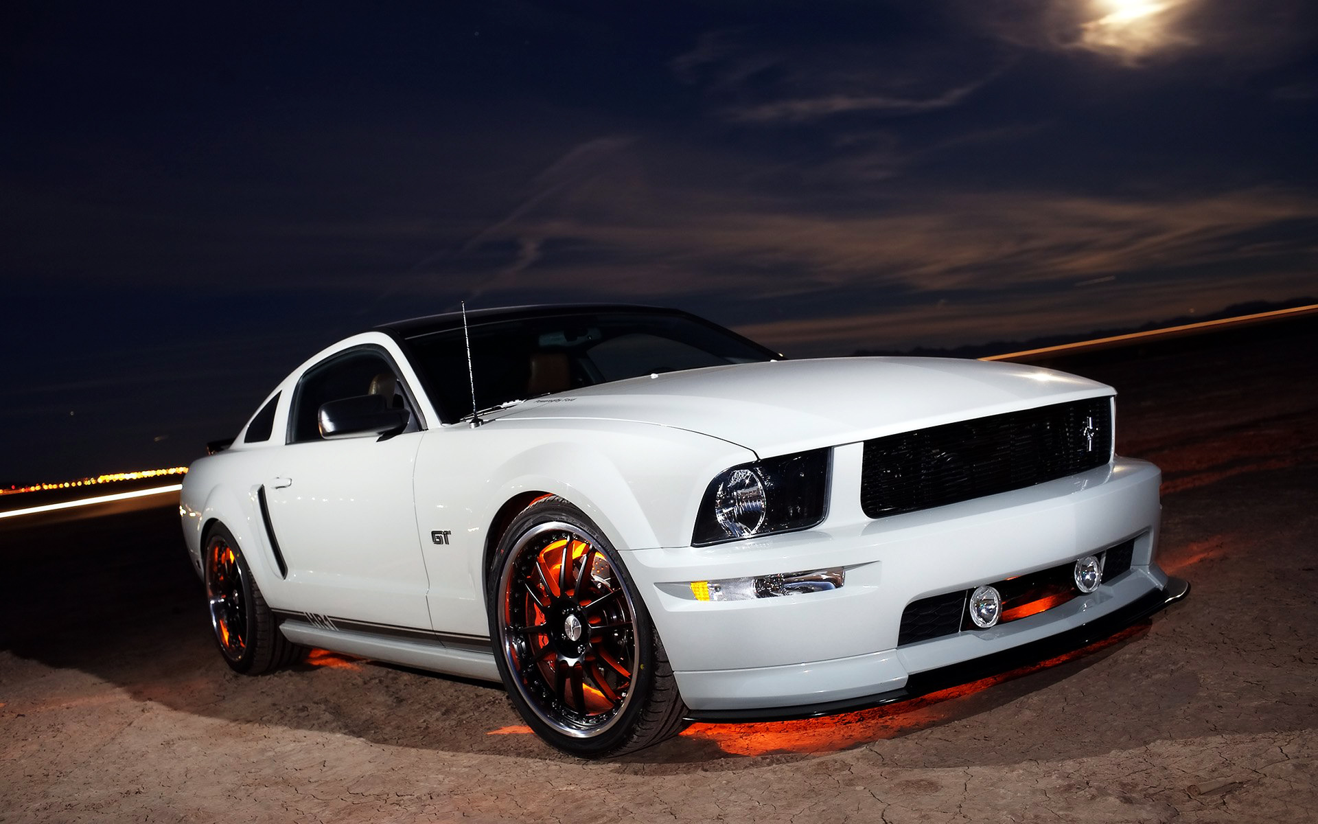White for GT mustang supercars HD Cars Background Wallpapers HD 1920x1200