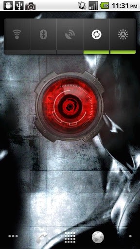 Bigger Droid X Eye Live Wallpaper For Android Screenshot