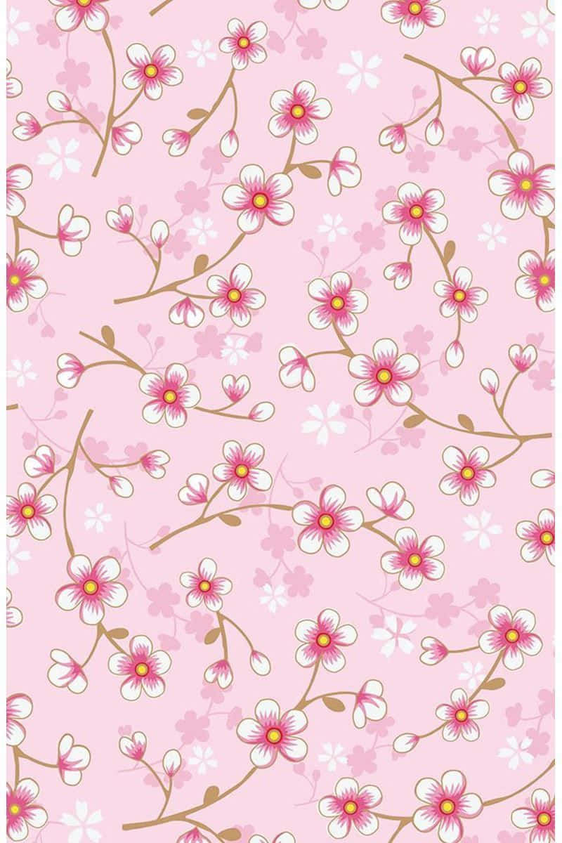 Pink Cherry Blossom Wallpaper