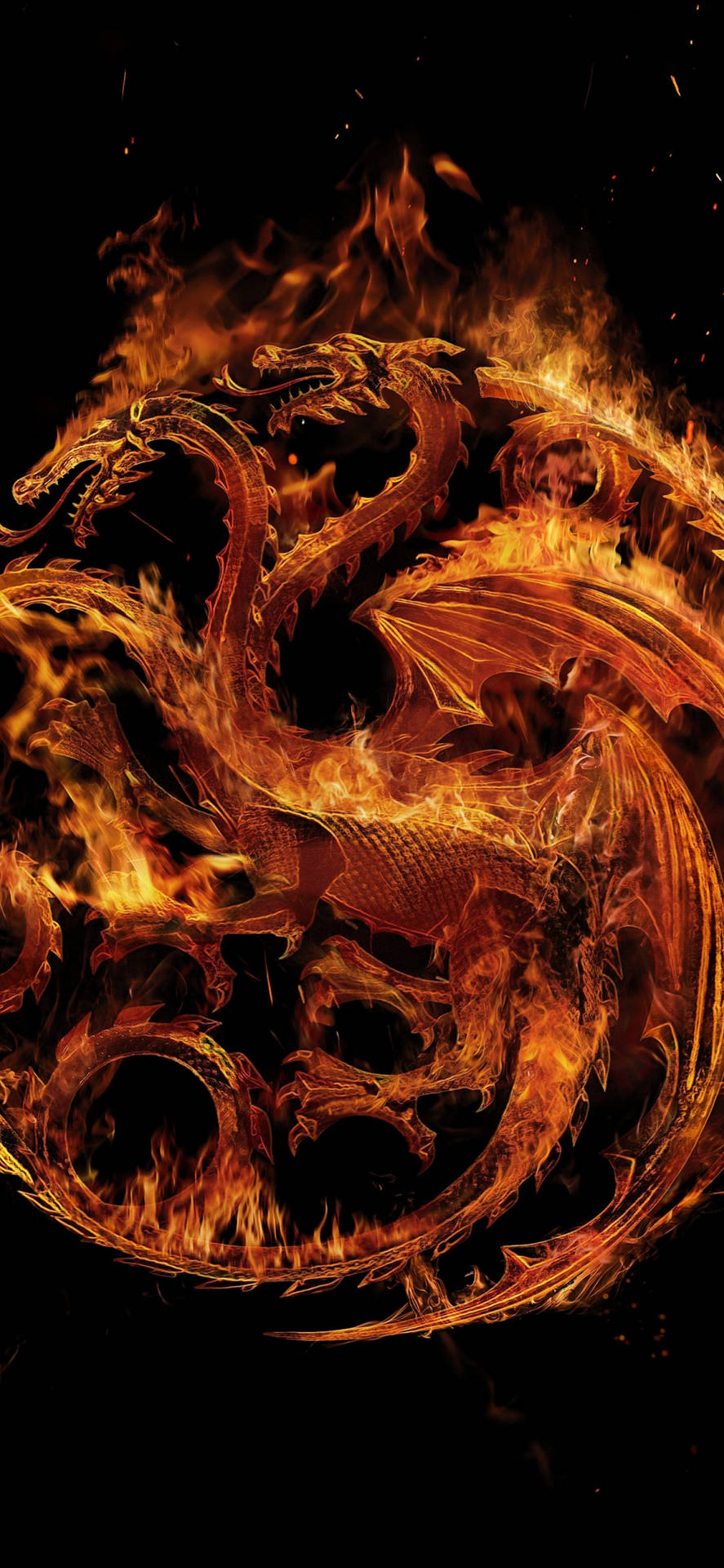 Fire Dragon Wallpaper For iPhone