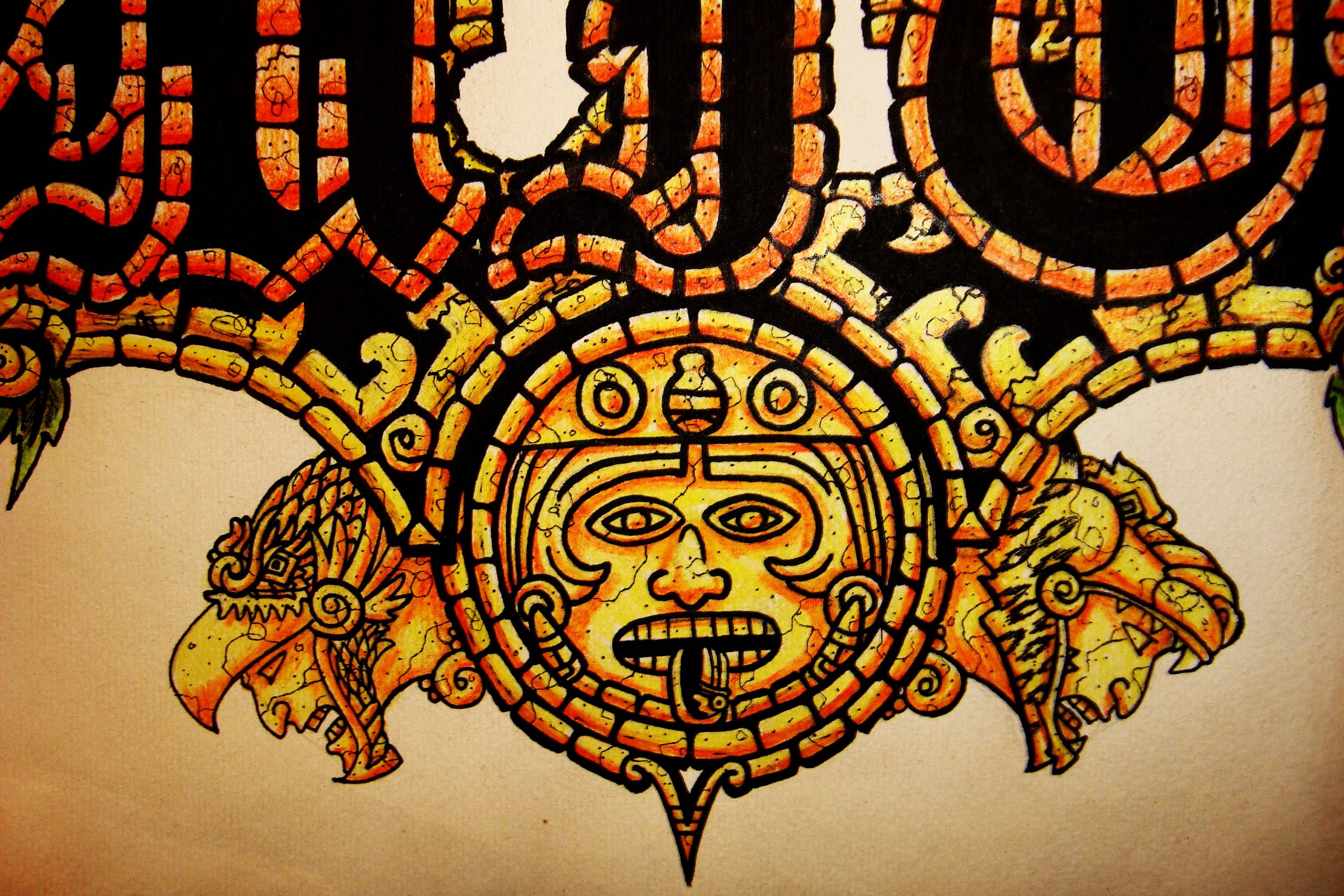 Aztec Warrior Wallpaper
