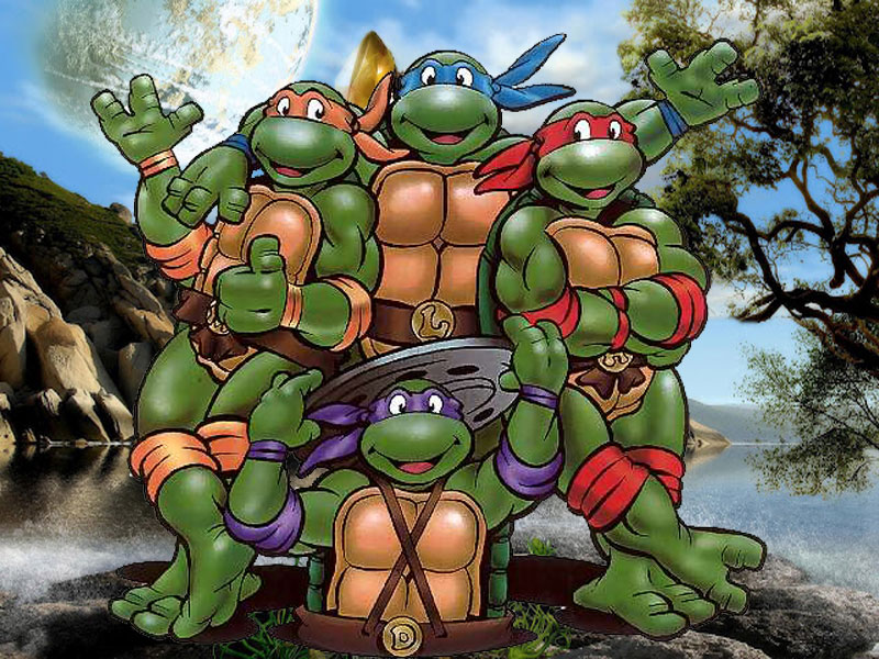 Wallpaper Ninja Turtles Cartoon Desktop