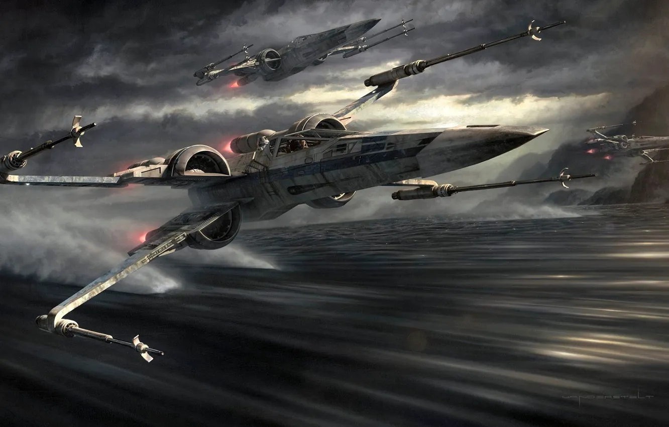 Wallpaper Wars Star Fighters Attack X Wing The Rebellion Image