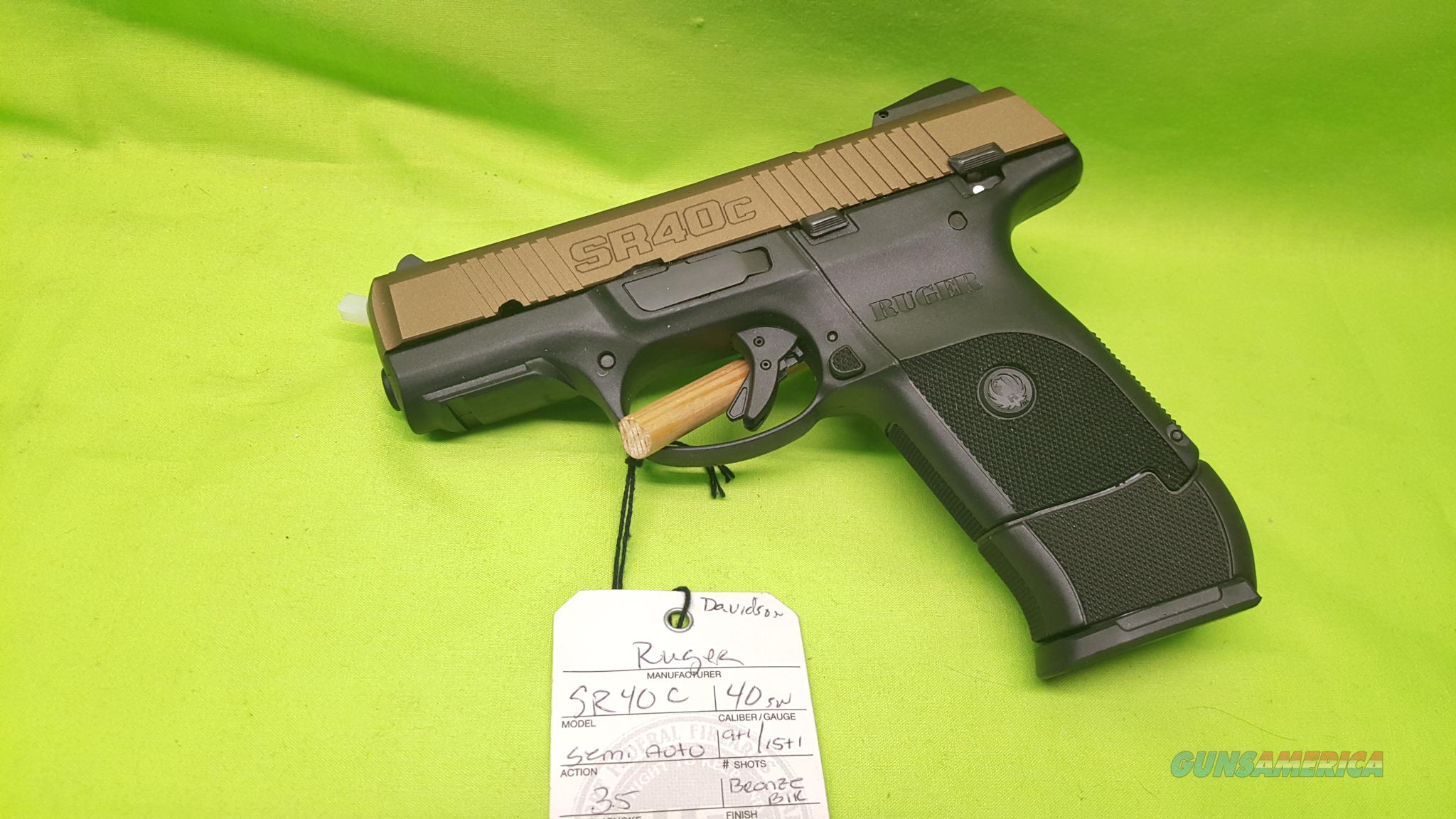 Ruger Sr40c Sr C S W 40s Bronze Blk