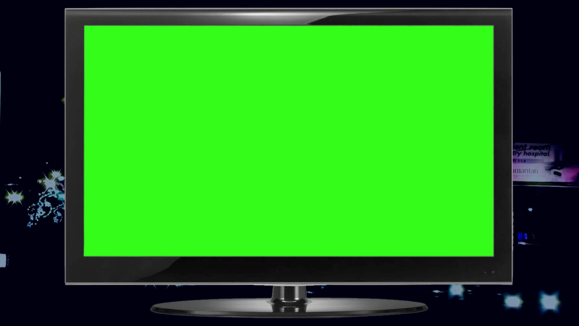 Green Screen Tv Background Video 1080p HD Stock Footage