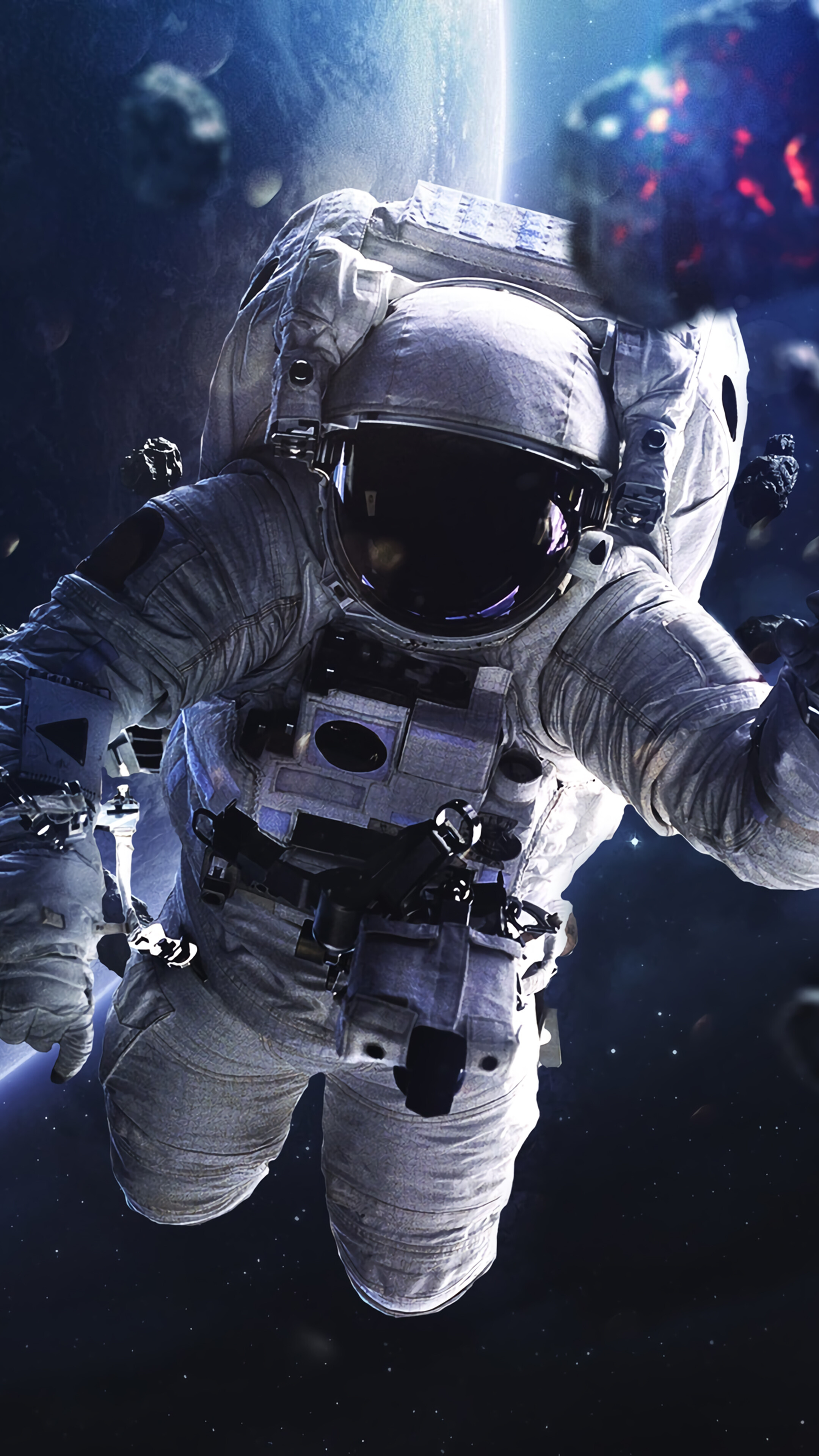 Wallpaper Astronaut Phone Astronaut Astronomical Object Art Liquid  Background  Download Free Image