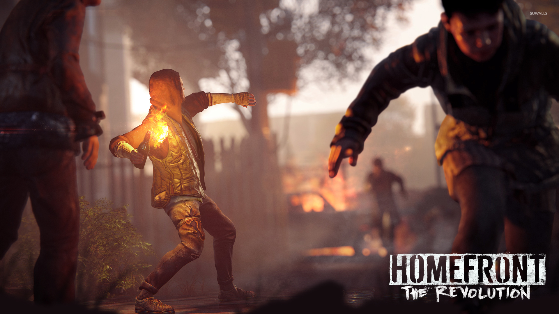 Man With A Molotov In Homefront The Revolution Wallpaper Game