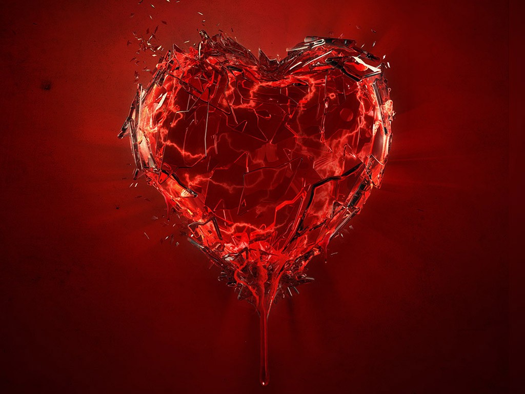 Displaying Image For Bloody Heart Wallpaper