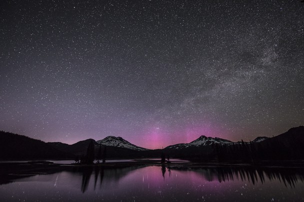 Northern Lights At Sparks Lake Traveler Photo Contest