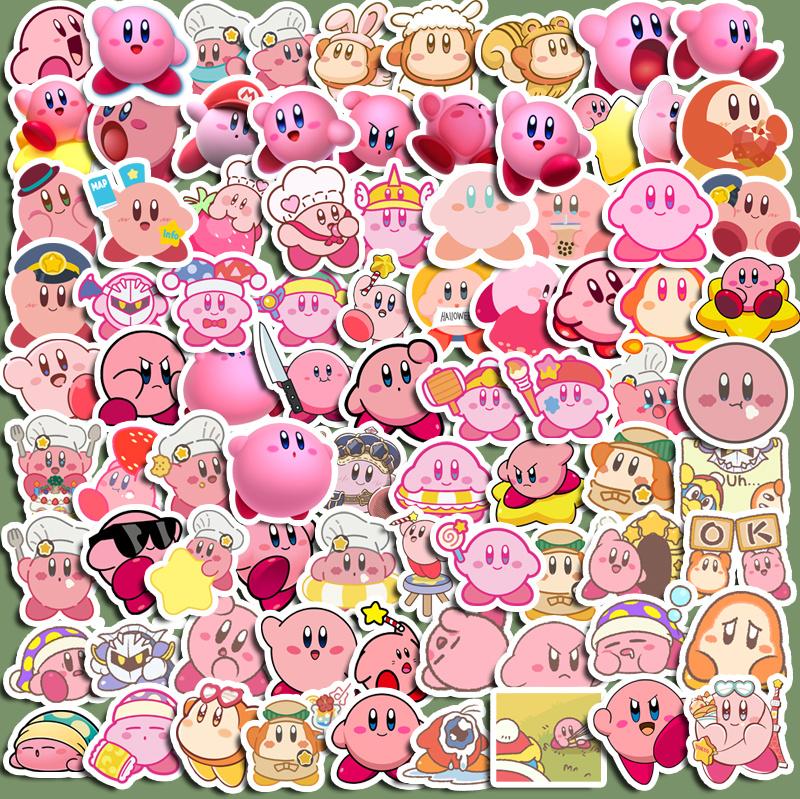 Adorable Kirby Cartoon Stickers Perfect For Kids Diy Temu