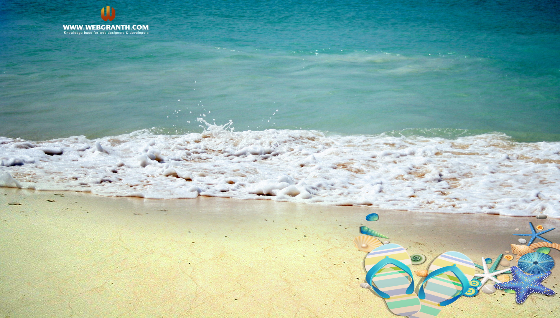 Ocean Beach Desktop Wallpaper HD Image Of