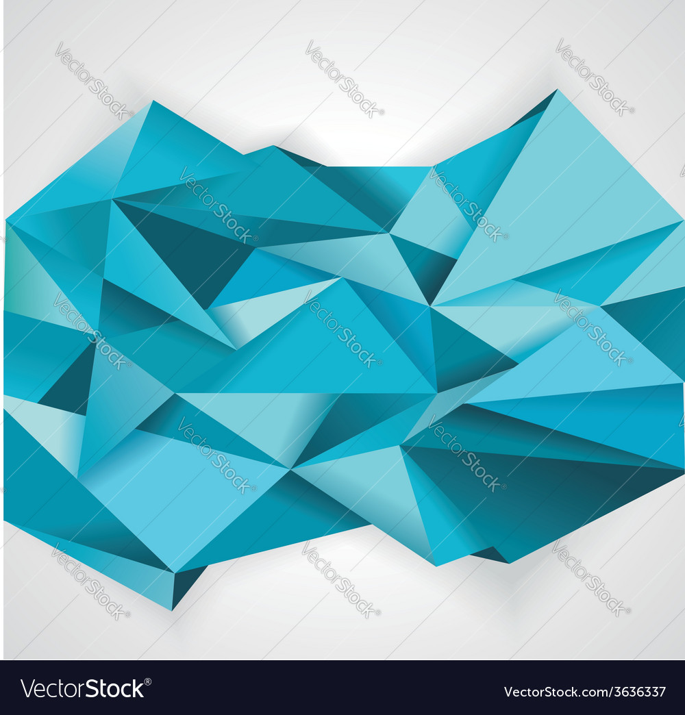 Background Paper Blue Folded Wt Royalty Vector Image