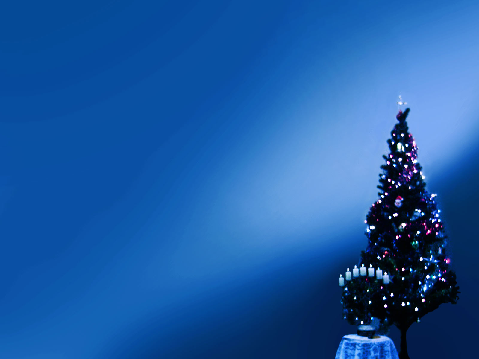 Night Christmas Theme For Powerpoint Background