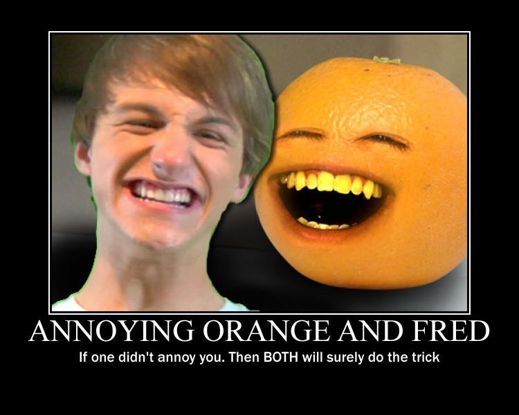 Annoying Orange And Fred By Gameprogirl101