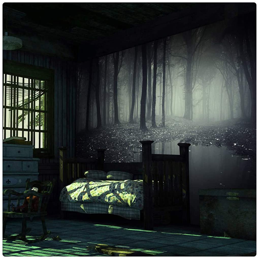 Custom Photo Wallpaper 3d Stereo Mysterious Forest Horror Room