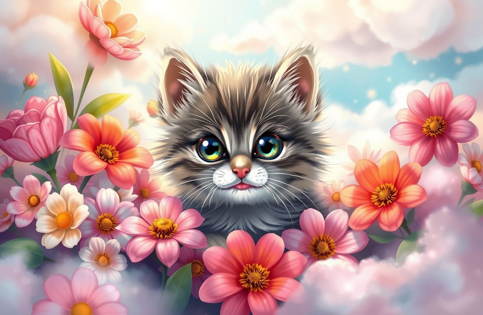 Cute Kitty Wallpaper