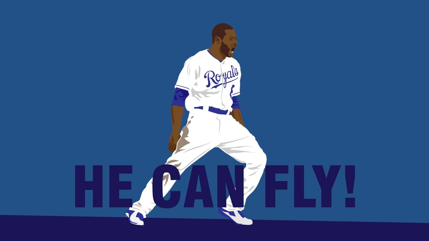 He Can Fly I Made A Lorenzo Cain Wallpaper Kcroyals