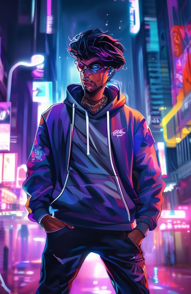 Anime Guy With Hoodie Wallpaper