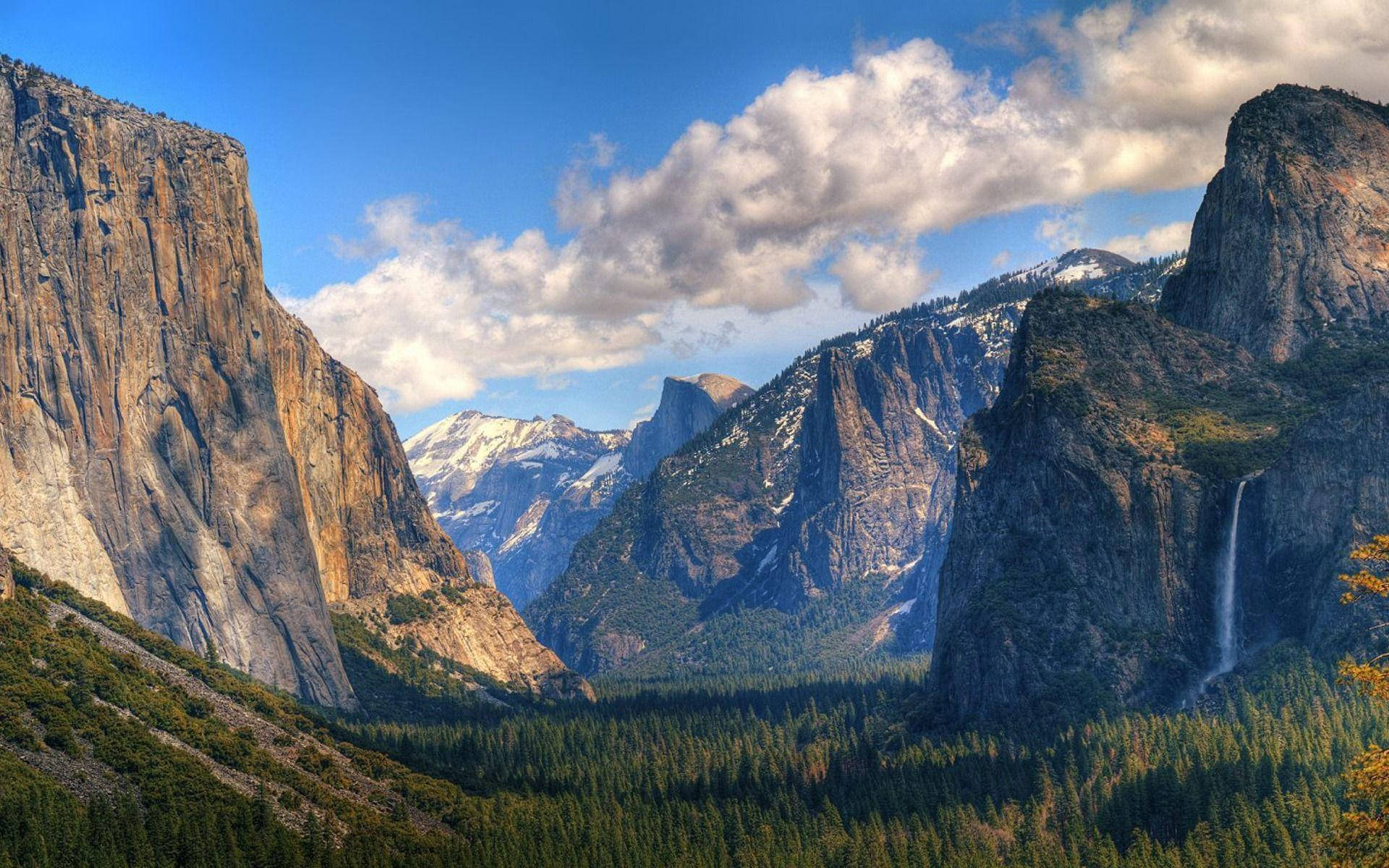 Yosemite National Park Cloudy Day 40S14Qhe238N441T Wallpaper