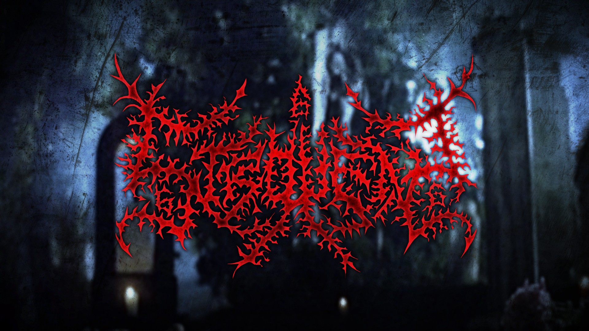 Death Metal Digital Logo HD Wallpaper Background