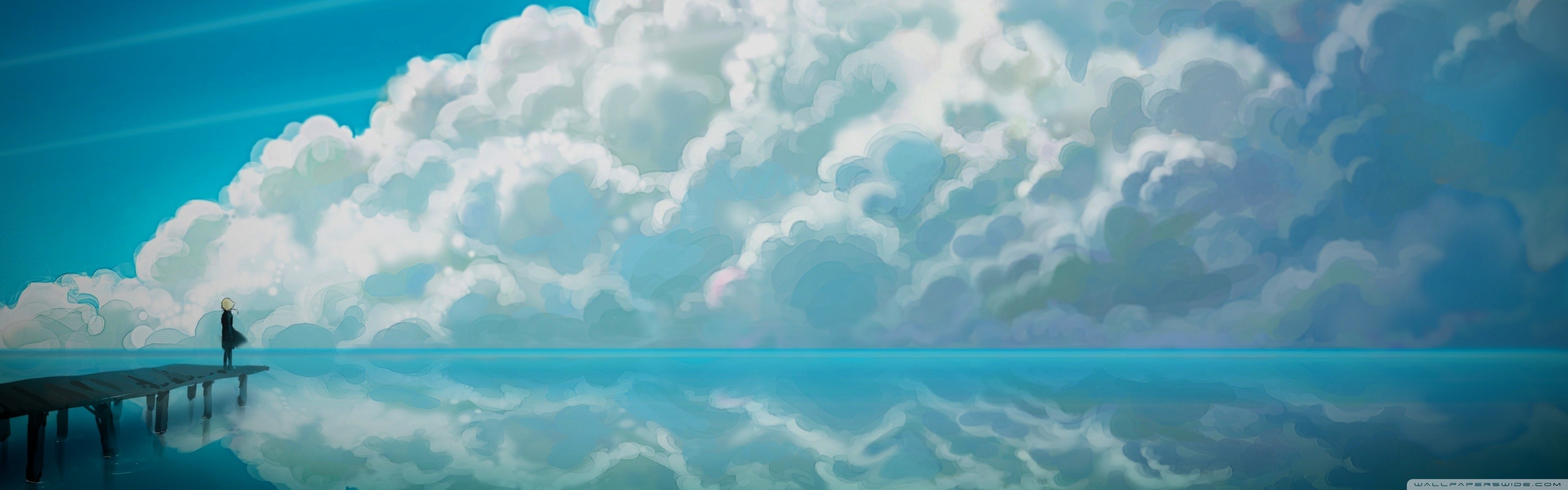 Anime Dual Monitor Wallpaper
