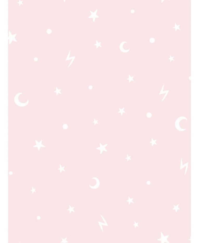 Over the Rainbow Stars and Moons Wallpaper Pink Holden 90981 765x937