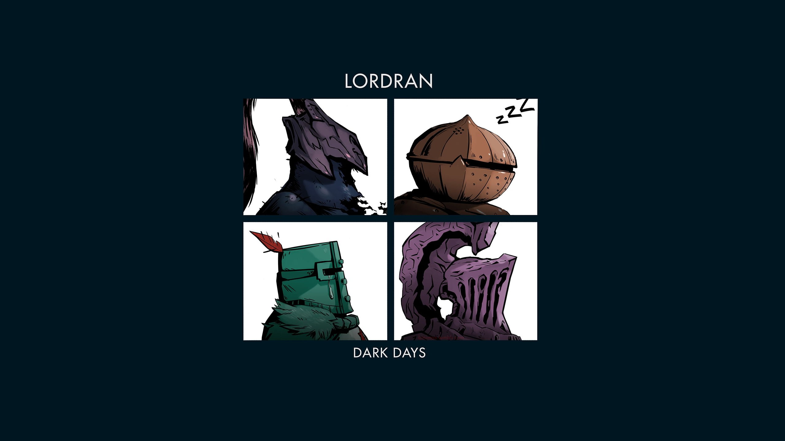 Lordran Dark Days Collage Souls Gorillaz Solaire Of Astora
