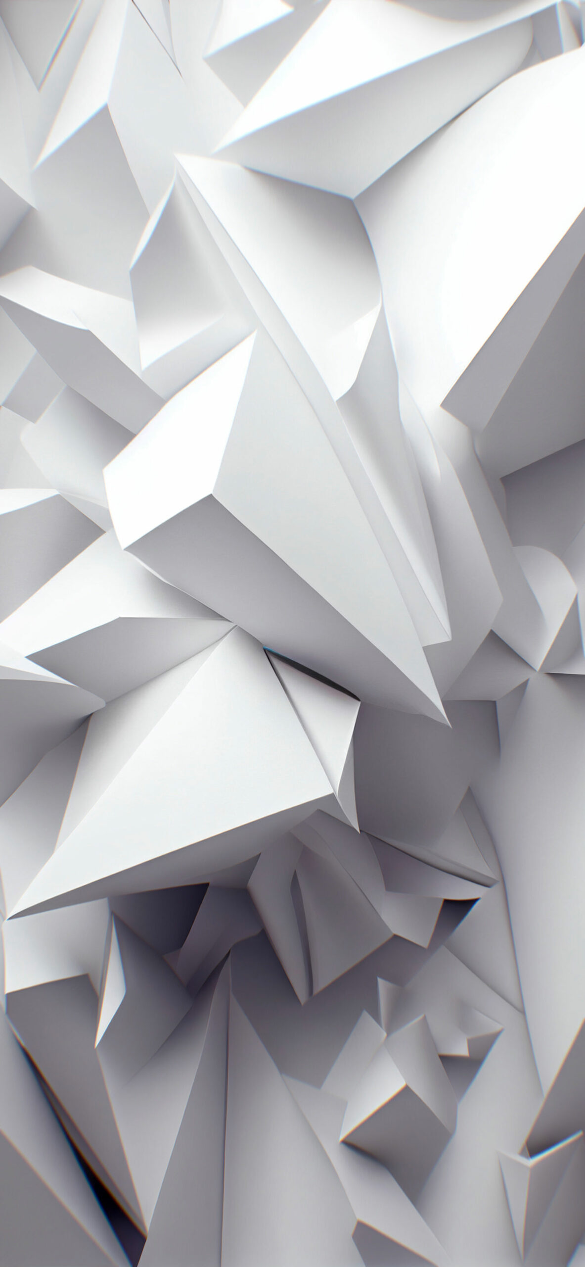 White Geometric Wallpaper iPhone