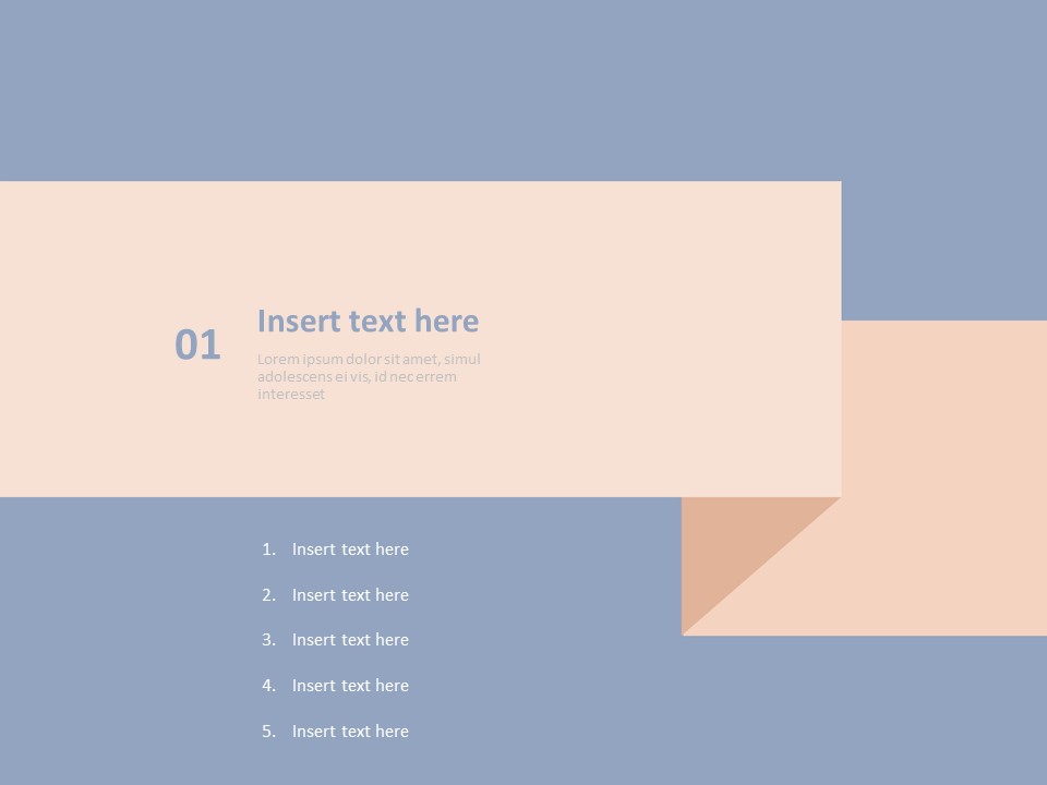 Presentation Templates Blue Background With Light Pink Titles