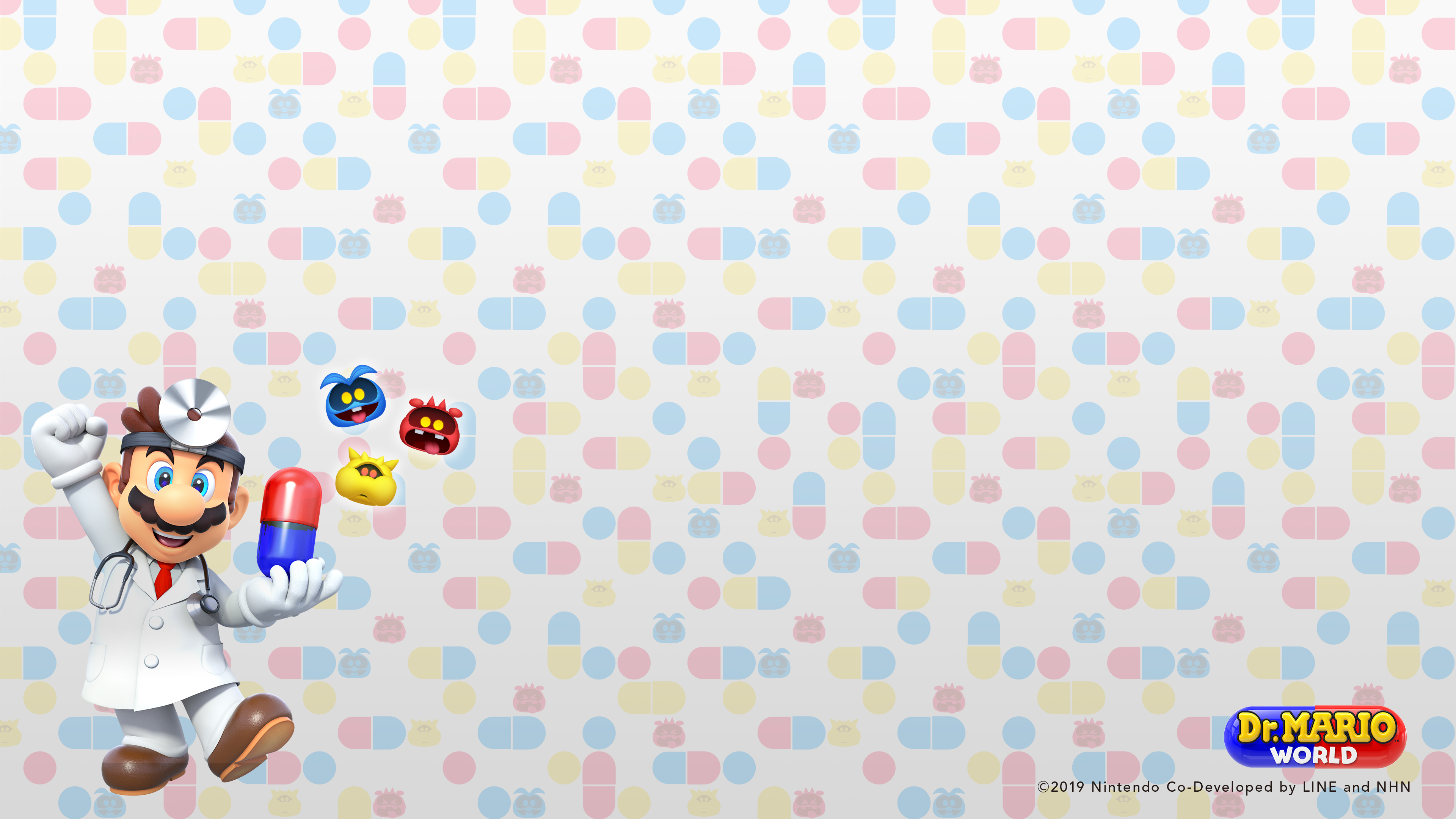 Here Is The Dr Mario World Wallpaper For Those That Don T Have It