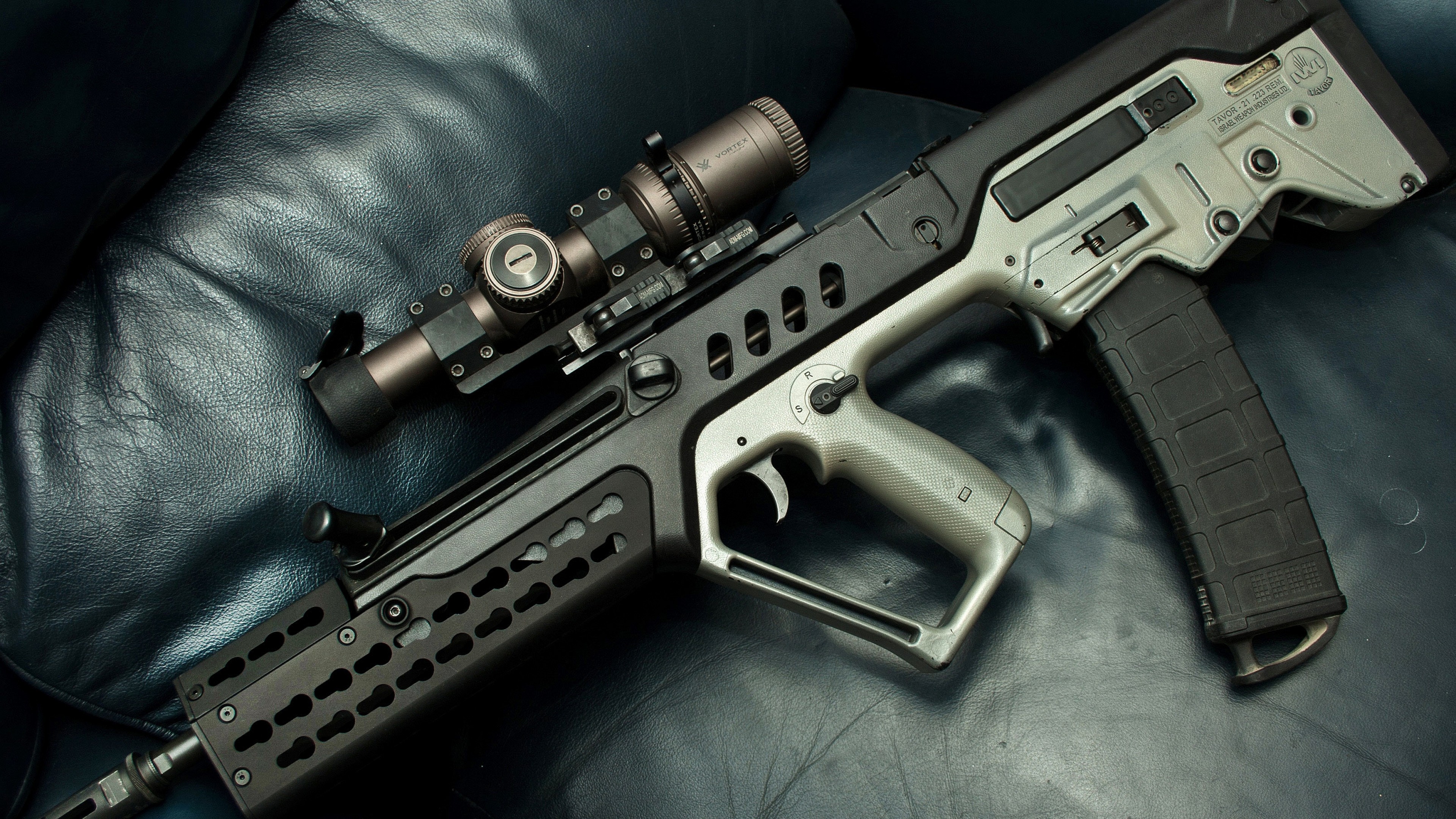 Wallpaper Tavor Assault Rifle Military
