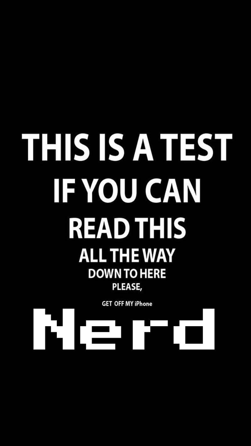 Get Off My Phone Wallpaper