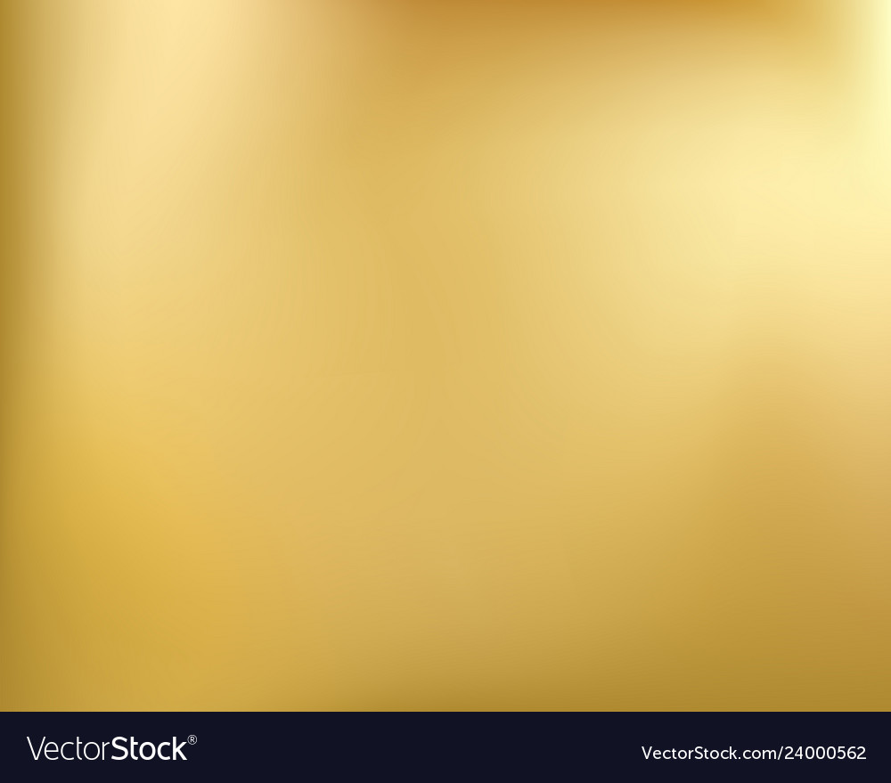 Golden Background Abstract Light Gold Metal Vector Image