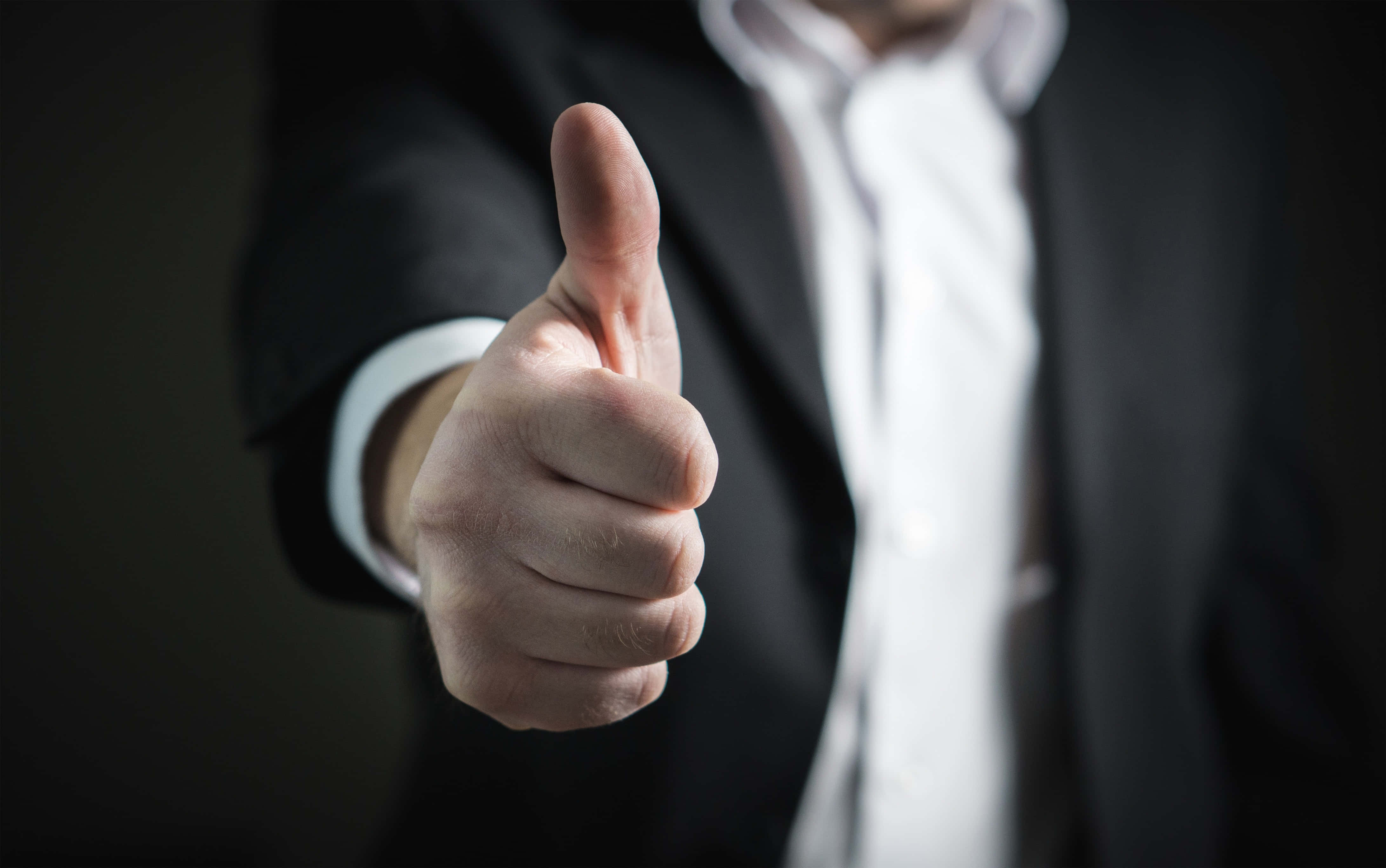 Successful Thumbs Up Wallpaper