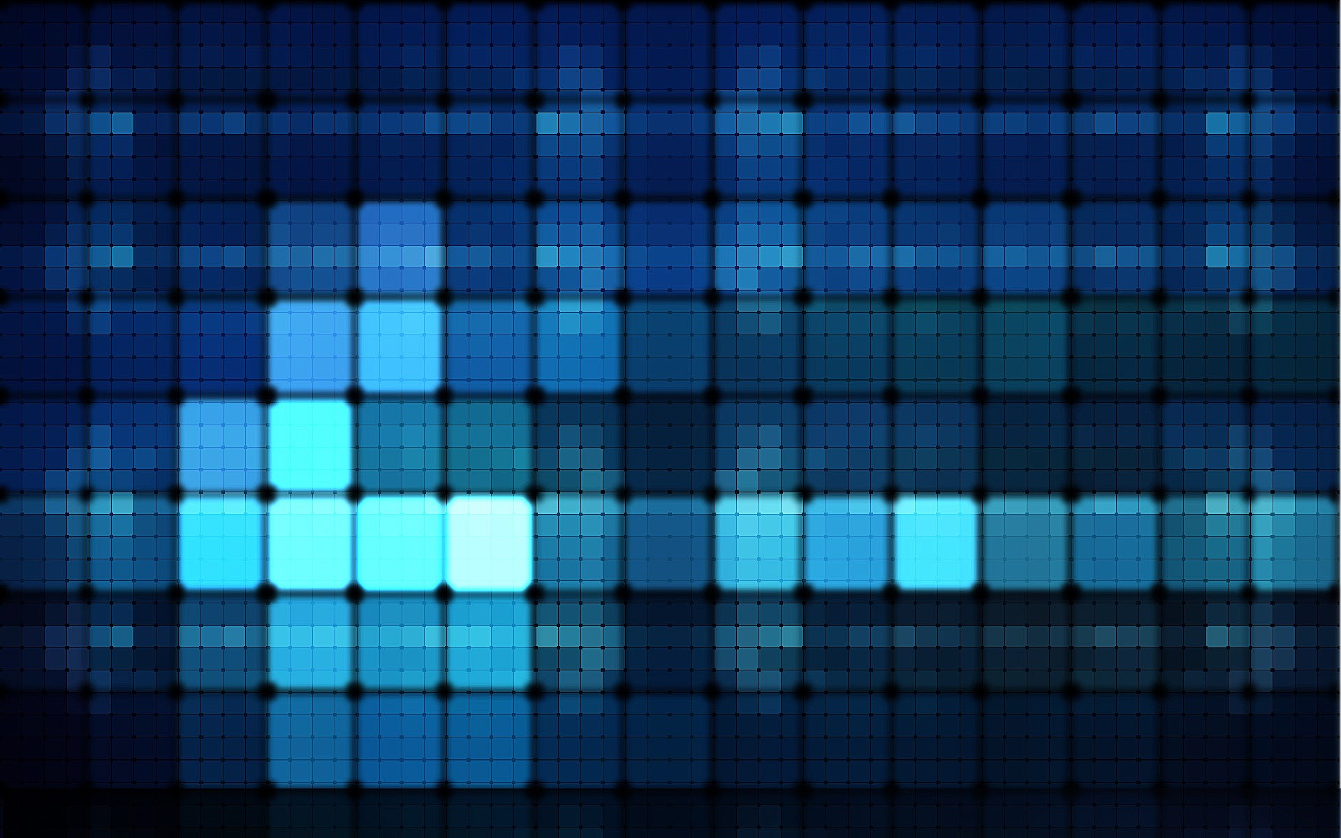 Glowing Grid Desktop Wallpaper